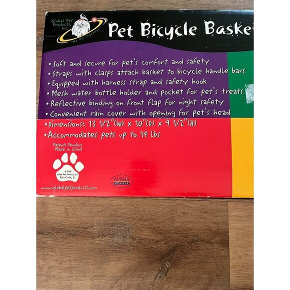 NEW Pet Bicycle Basket For Small Pets Up To 14 Lbs Soft & Secure With Clips To A - Picture 2 of 12